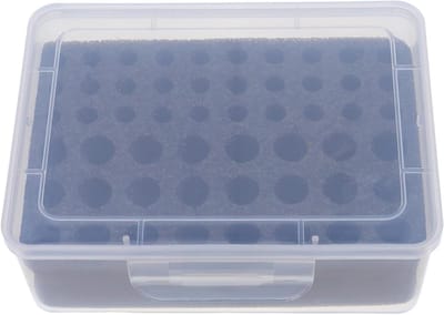Batterijhouder - Batterijcontainer - Batterijen Opbergen - Voorgesneden Schuim - 16.5 cm - Transparant