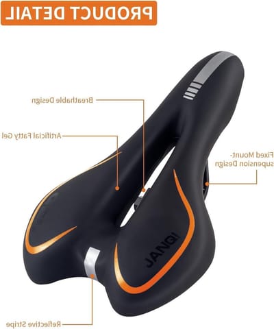 Comfortabele Fietszadel voor Mannen en Vrouwen - Waterdicht, Zacht Kussen voor Racefiets, Mountainbike en Stadsfiets