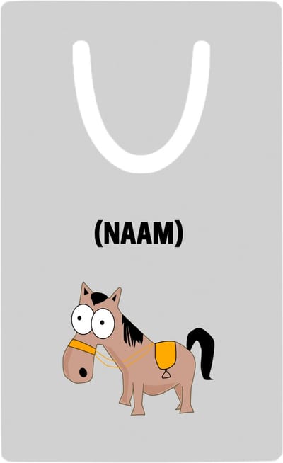 Hacebo® - Paardrijden met eigen naam metalen boekenlegger - Paardrijden - Paardrijder - Sport Bladwijzer boekenleggers - 7.6 cm x 5cm
