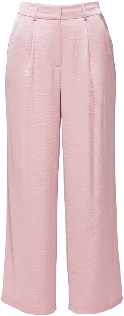 OMBRE Broek - Loose Fit - Viscose - Rits Roze S