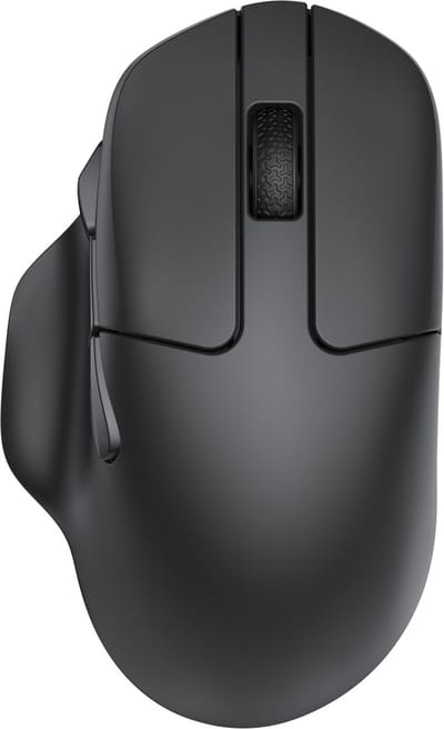 Keychron M7 Muis - Draadloos - 1K Polling Rate - PixArt 3395 - Zwart