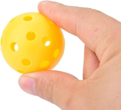 Oefen Golfballen - Holle Ballen - Indoor Golf Oefenen - Veilig PE Materiaal - 50 stuks - Geel