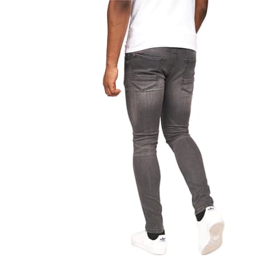 Crosshatch Heren Barbeck Slim Jeans (Gewassen grijs)