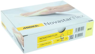 MIRKA Novastar Flex 130x170mm P800 doos / 25 stuks