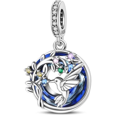 Sterling Zilver De Levensboom Bedeltjes Kralen Vogel Hanger Compatibel Met 3 Mm Originele Armband Armband Diy Keuze van Dames Sieraden gray