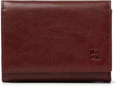 Herenportemonnee leer van dR Amsterdam | Portefeuille met kijkvenster, 2 briefgeldvakken & 2 muntgeldvakken | Ideale beurs voor heren | Prachtige leren billfold | RFID | Perfect als cadeau voor mannen | 2231