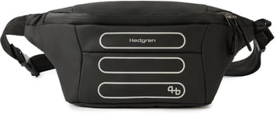 Hedgren VISIT P heuptas met RFID-bescherming – Crossbody & waistbag – Waterafstotend gerecycled materiaal - Zwart