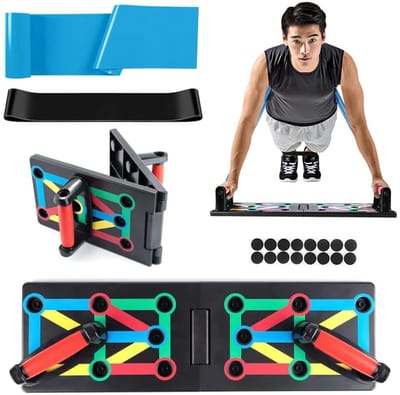 Multifunctioneel opvouwbaar push-up bord - 12-in-1 fitness hulpmiddel voor thuistrainingen