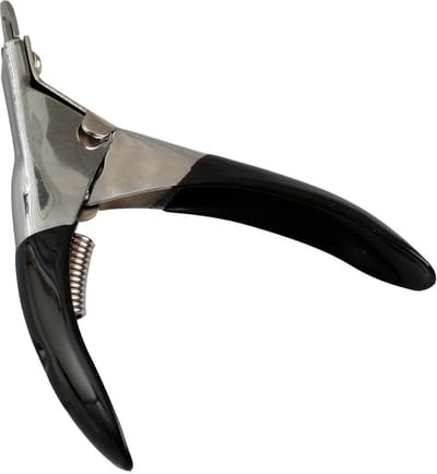 Flamingo Honden Nagelknipper Guillotine - Zwart - 18.5 x 12.5 x 2 cm