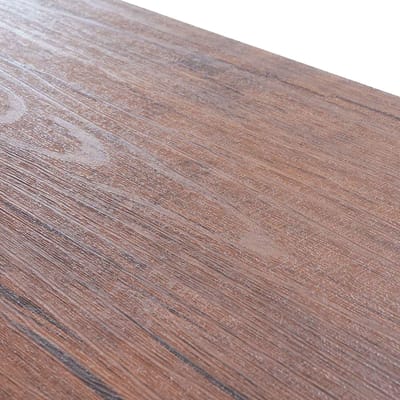 Nachtkastje MCW-J97, kaptafel, opbergtafel, lade 3D structuur 98x114x60cm MVG-gecertificeerd ~ bruin