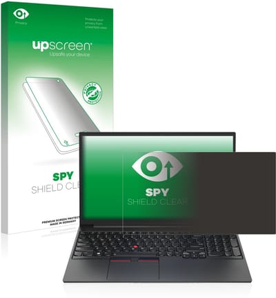 upscreen - privacy screenprotector voor Lenovo ThinkPad E15 Gen 4 - Folie Beschermfolie Blauwlichtfilter