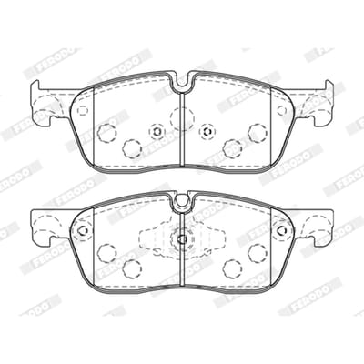 Remblokset FERODO FDB5060, voor