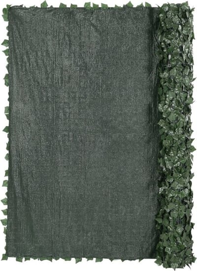 Luxe Privacy Hek - Donkergroen - 150x410cm - Decoratief - Schutting - Muur