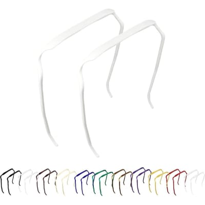 Hoofdbanden voor krullend haar, dik haar medium hoofdbanden voor dames'Hair onzichtbare haarhoepel krullend dik haar hoofdband hand wit