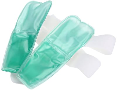 Enkelstabilisator Spalk - Voetdruppel Orthese - Herstel Ondersteuning - Verwijderbare Gelband - One Size - Wit Groen