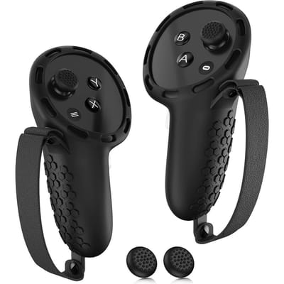 Controller Grips Beschermhoes voor Meta Quest 3 en 2 stuks Joystick Cover