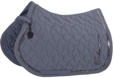 Eskadron Zadeldek Pro Soft Glitter Platinum 26/27 Full Slate Blue