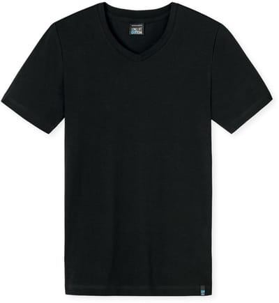 Schiesser Long Life Cotton Heren Ondershirt - Zwart - Maat XXL