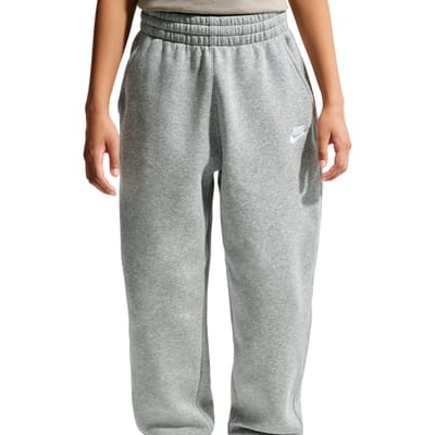 Nike Club Oversized Broeken Kinder - Grijs - Maat 137 - 147 CM
