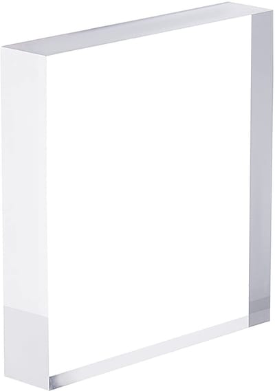 Dailygoody - Acryl Display Basis - Transparante Kubus - Gepolijst - Sieraden Ring Display - Fotografie Achtergrond - Geschikt voor Verzamelobjecten