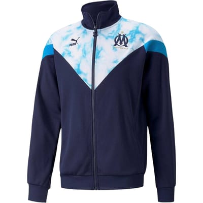 Puma Olympique de Marseille FC-trainingsjack voor heren (Marine)