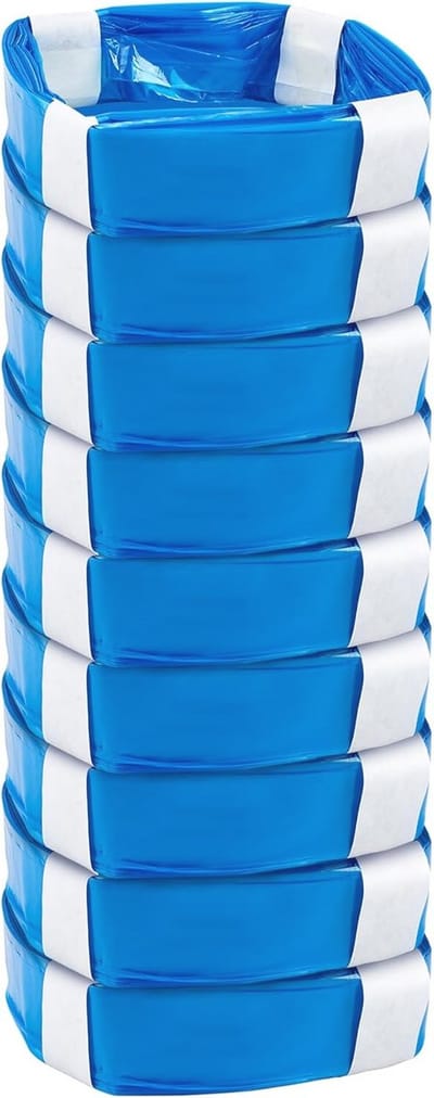 9 stuks Navulcassettes voor Luieremmers en Kattenbakken - Geurdicht en Compatibel met Alle Modellen