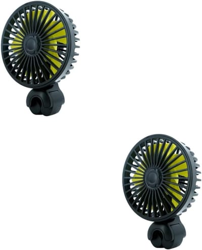 VHV - Autoventilator - USB ventilator voor auto - USB aansluiting - verstelbaar - met clip - voor auto, achterbank, dashboard, camper