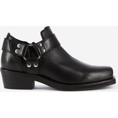 The Kooples Low Leather Ankle Boots Black Maat: 37 | Laarzen Outlet | Dames | Zwart