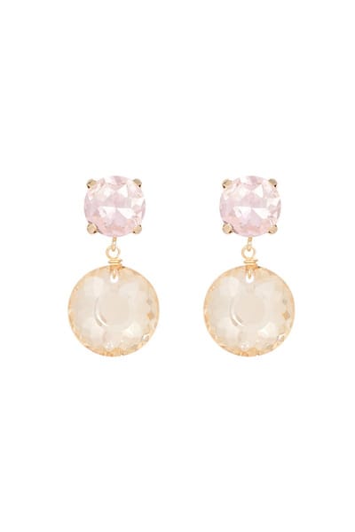 Oorbellen Party Double Shine - Roze - Party / Feestdagen