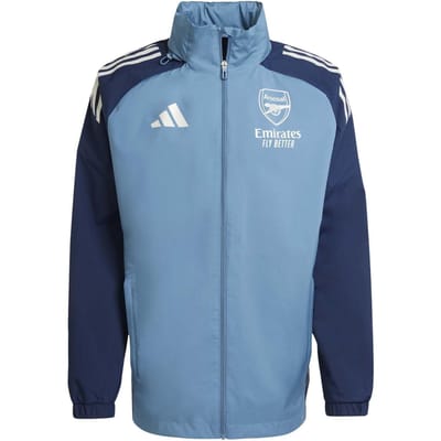 Castore Heren Arsenal FC Regular Raglan Jacket (Blauw)