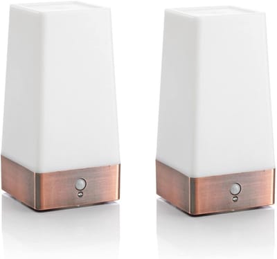 Draadloze PIR Bewegingssensor Tafellamp LED Nachtlampje - 2 Pack