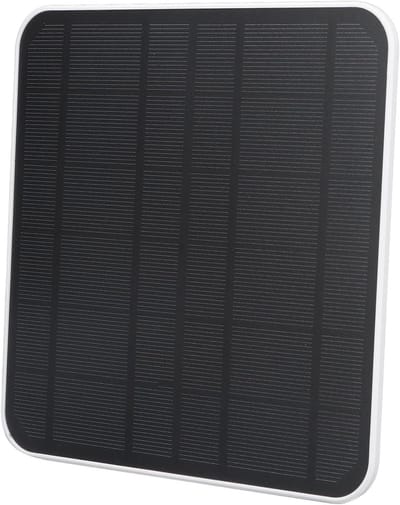 Zonnepaneel Camera - Zonnelader Oplader - Continue Stroom - IP65 Weerbestendig - 12W Vermogen - Wit