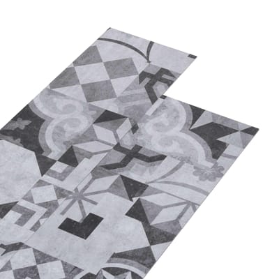 vidaXL - Zelfklevende - Vloerplank - Grijs - Patroon - 4,46 - m² - 32 - st - PVC