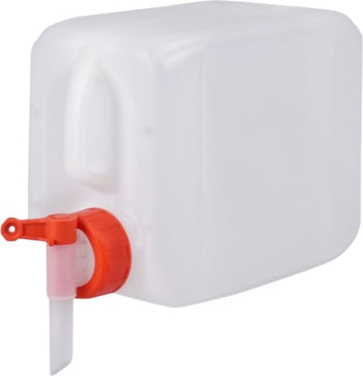 Jerrycan met kraan 2,5L - voor water en gevaarlijke vloeistoffen - naturel