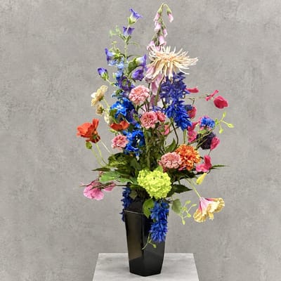 Seta Fiori - Plukboeket - Kunstbloemen - Zijden Bloemen Boeket - Kunstboeket - Veldboeket - Plukboeket - Multicolor - 70-75cm - Nepbloemen