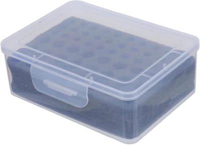 Batterij Opbergdoos - Batterijhouder Organizer - Batterijen Sorteren - Transparant Deksel - 165 x 12 x 6 cm - Transparant