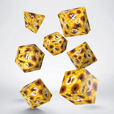 Full Art Dice Set - Sunflower