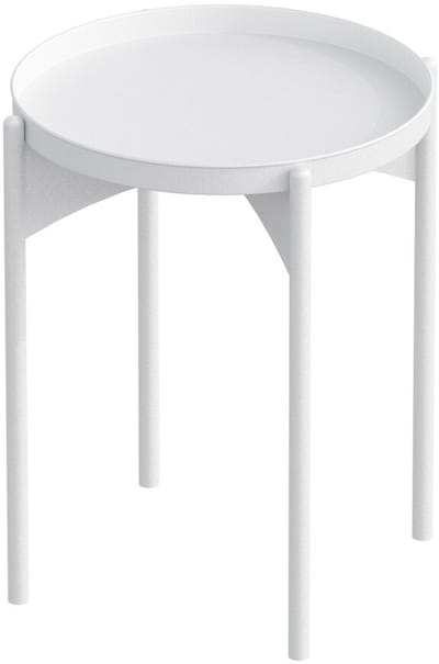CALICOSY - Bijzettafel met rond metalen blad H57 cm - COLE