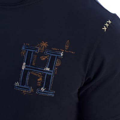 Heren Korte Mouwen Katoenen T-Shirt HS24MTS06