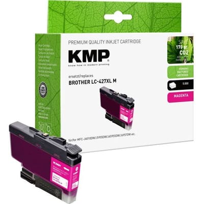 KMP Inktcartridge vervangt Brother LC427XLM Compatibel Magenta 1551,4006 1551,4006