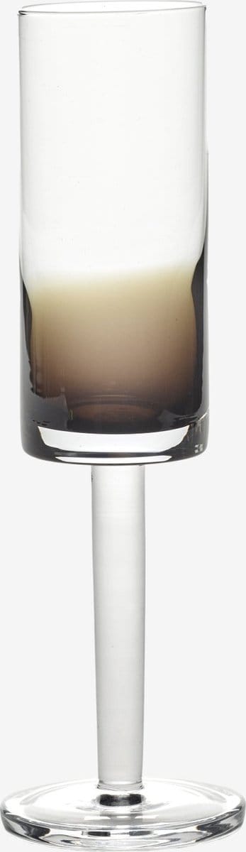 Serax Kelly Wearstler Zuma champagne glas D6.5cm H21.5cm amber (set van 4)