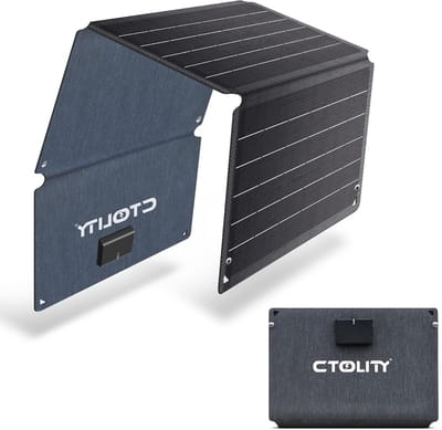 36W Opvouwbare Zonnepaneellader met Dubbele USB-Poort - Draagbare Solar Charger voor Buiten