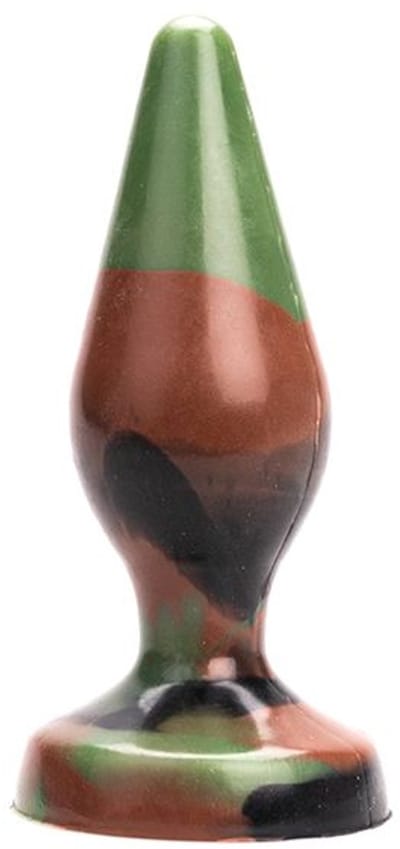 Kiotos Revolt - Buttplug Fantasie - Green Army - Nr. 24 - Medium - 14,5 x 4,5 cm