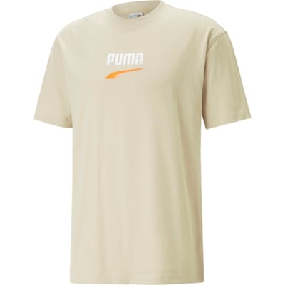 Puma Downtown Logo T-shirt Beige K088