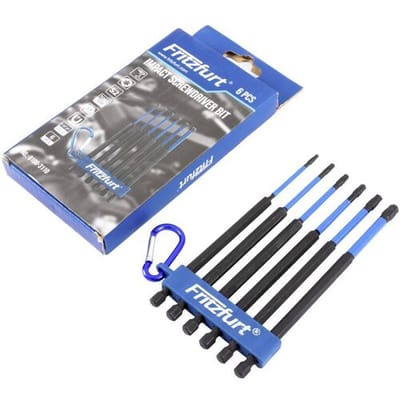 FRITZFURT 6100-3110 Bitset 6-delig T-profiel Hold-functie