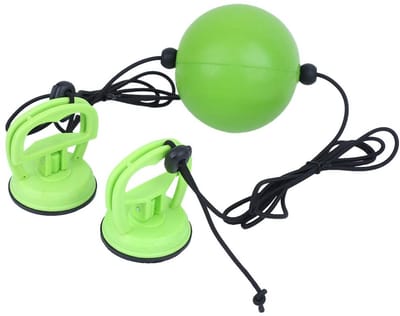 Dailygoods- Boksbal - Zuignap Ophangingstype - Trainingsapparatuur - PU Materiaal - Elastisch Rubberen Touw - Verbeter Snelheid en Coördinatie - Reflexbal