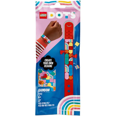 LEGO DOTS: Rainbow Bracelet with Charms Toy Crafts Set (41953)
