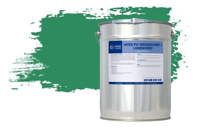 Wixx PU Wegenverf Lijnenverf - 20L - RAL 6024 | Verkeersgroen