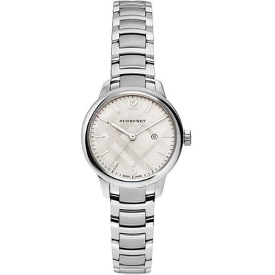 Burberry BU10108 Klassiek dameshorloge met 32mm roestvrij stalen kast