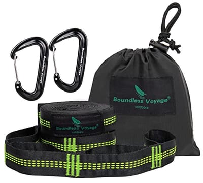 Multifunctionele Hangmatriemen voor Kinderen - 2 Pack - 200 kg Capaciteit - Perfect voor Camping en Buitenactiviteiten